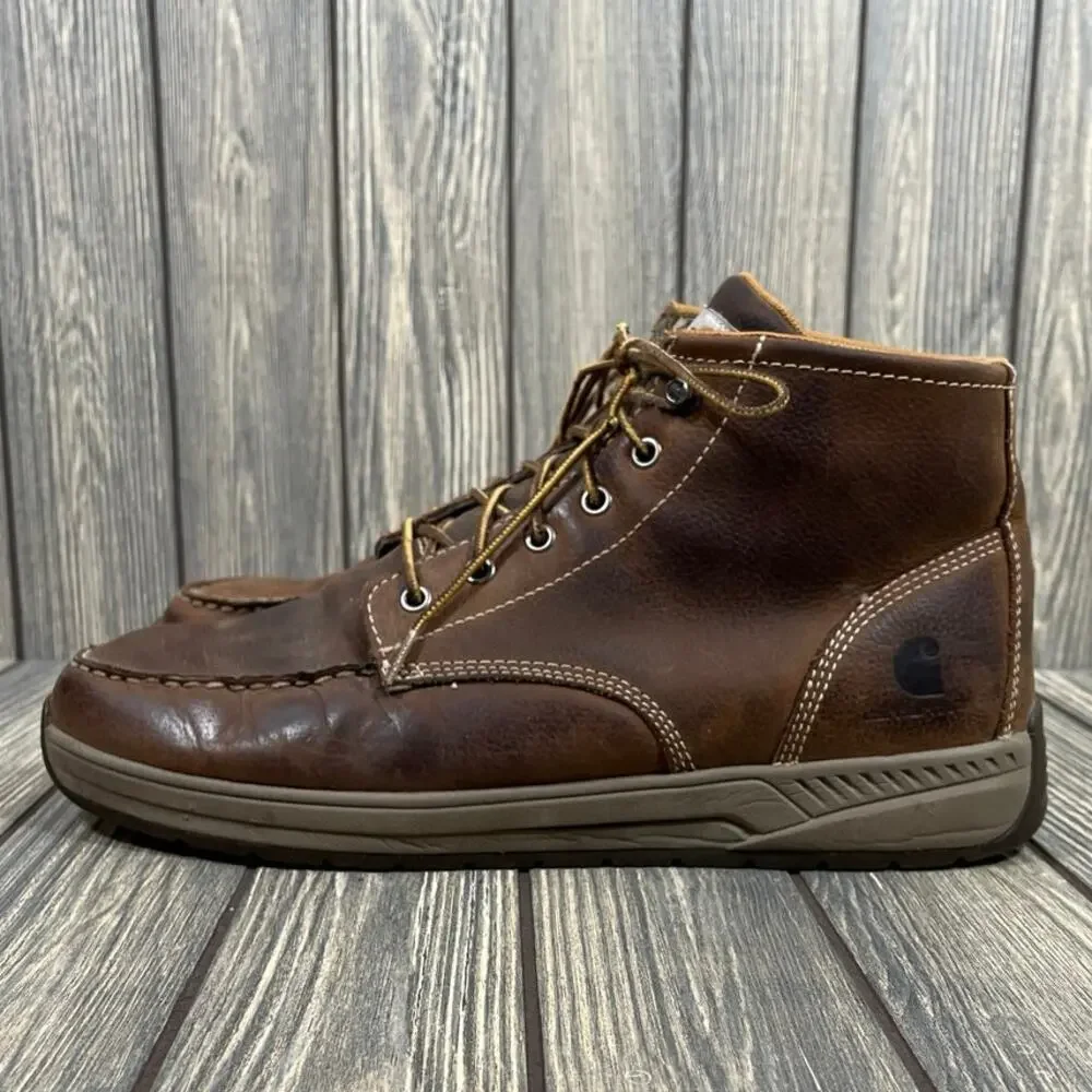 Carhartt Men Wedge Moc‎ Toe Chukka Boots 12 Oxford Work Casual CH446 Waterproof